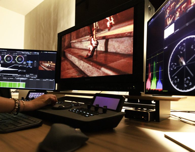 A person using a computer