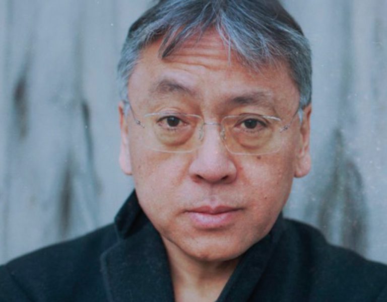 Ishiguro looking into camera from close up