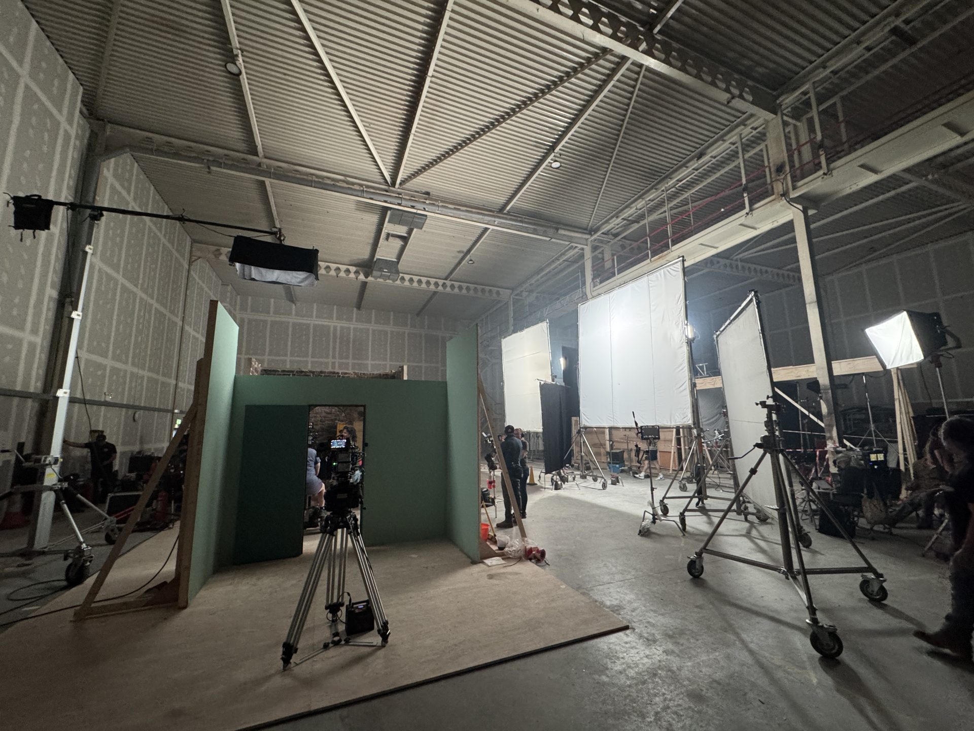 A stage ready for shooting 