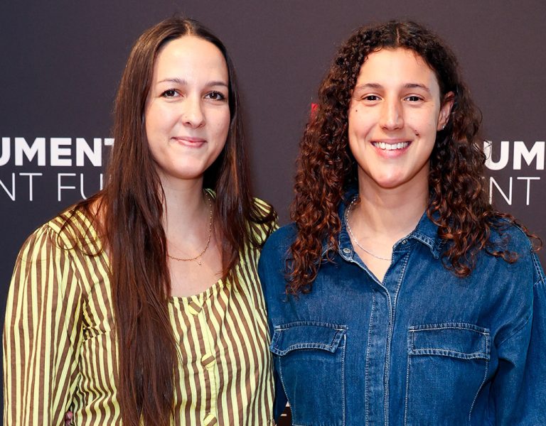 Amy Sargeant & Gabriela Cavanagh stood side by side