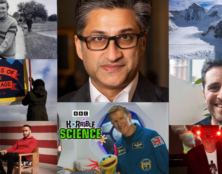 A collage of photos of jury members and guests