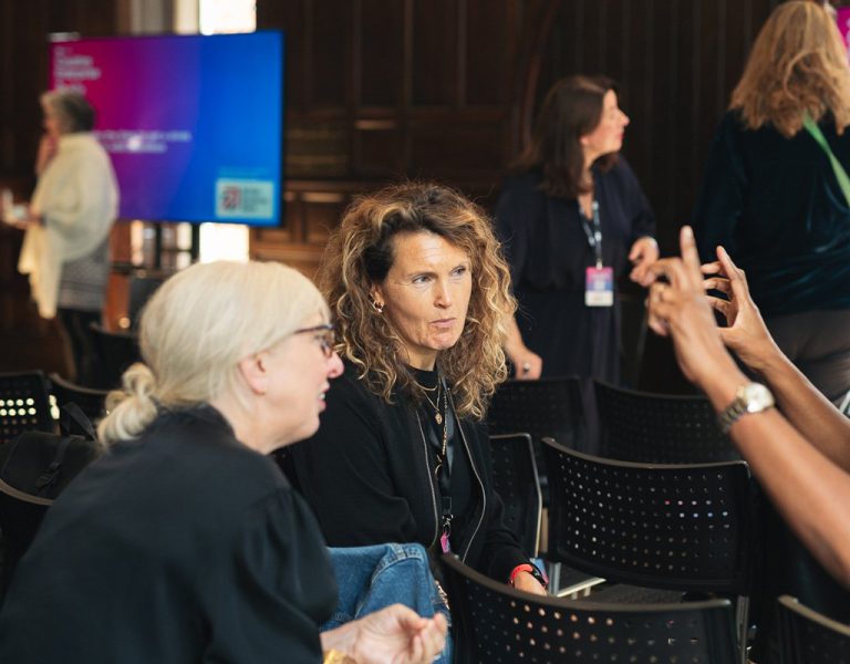 A group of women talking together