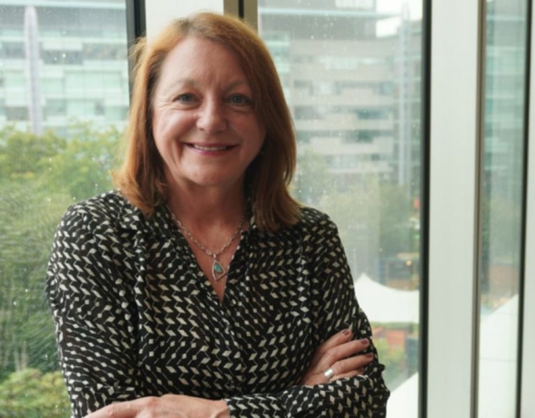 Christine Pyke of The Pipeline at MediaCity smiling into camera