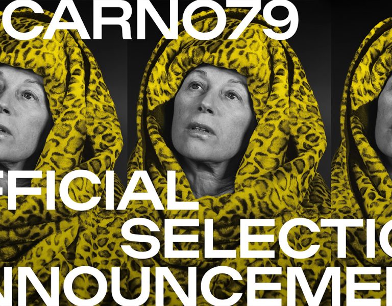 A poster showing a woman in leopard print headscarf
