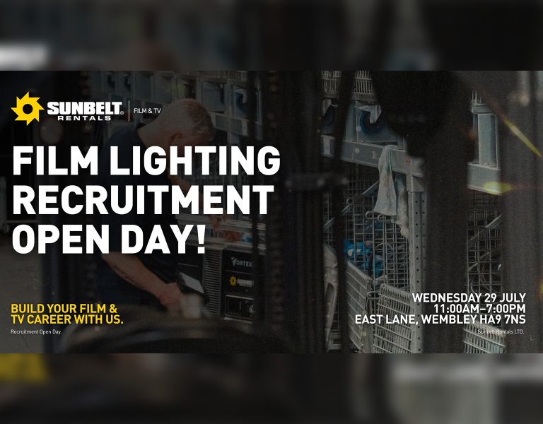 A poster for the Film Lighting Open Day