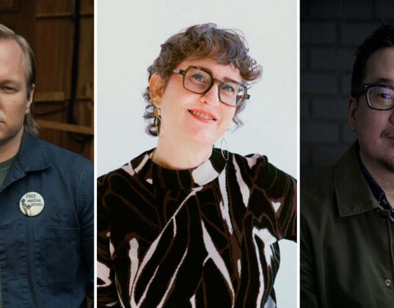 Three people in side by side photos