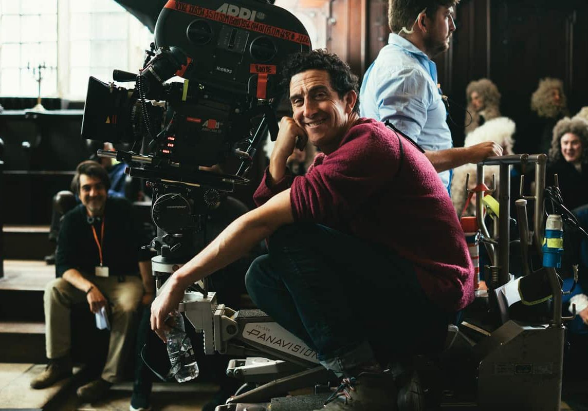 All smiles - Robbie Ryan BSC ISC on the set of <em>The Favourite</em>