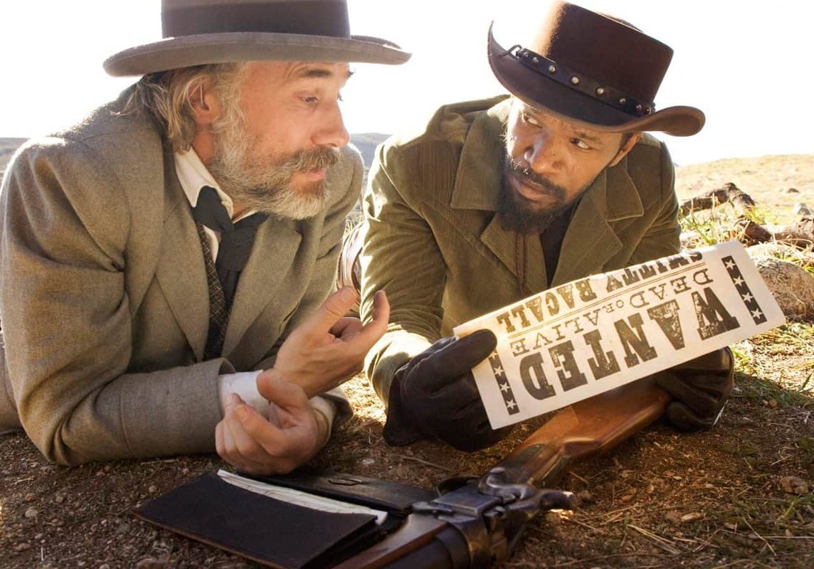 This undated publicity image released by The Weinstein Company shows, Christoph Waltz as Schultz, left, and Jamie Foxx as Django in the film, "Django Unchained," directed by Quentin Tarantino. Foxx says Hollywood should take some responsibility for tragedies such as the deadly school shooting in Connecticut on Friday, Dec. 14, 2012. In an interview Saturday, Dec. 15, 2012, Foxx said actors cannot "turn their back" on that fact that movie violence can "influence" people. (AP Photo/The Weinstein Company, Andrew Cooper, SMPSP) ORG XMIT: NYET737
