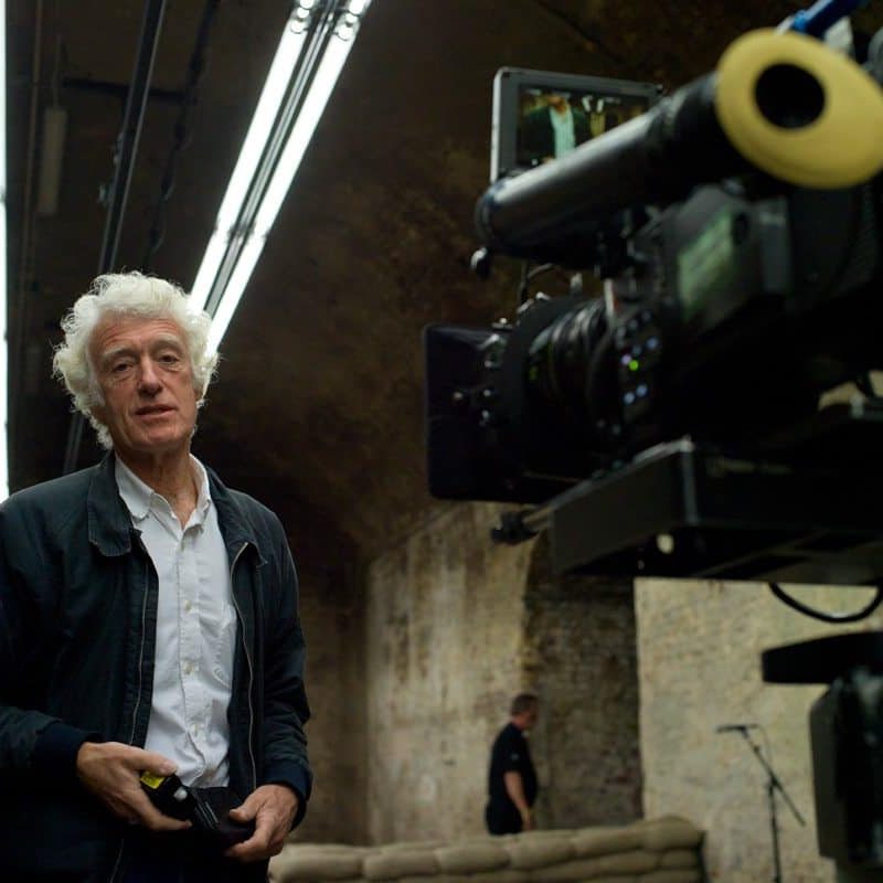 DP Roger Deakins on location in the underground MI6 shooting range on the set of Metro-Goldwyn-Mayer Pictures/Columbia Pictures/EON Productions’ action adventure SKYFALL.