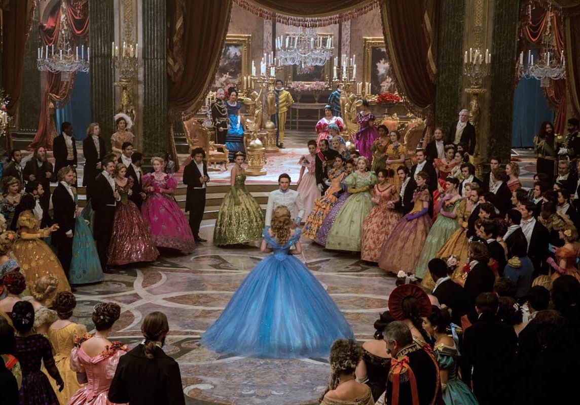 Lily James is Cinderella and Richard Madden is the Prince in  Disney's live-action feature inspired by the classic fairy tale, CINDERELLA, which brings to life the timeless images from Disney's 1950 animated masterpiece as fully-realized characters in a visually dazzling spectacle for a whole new generation.