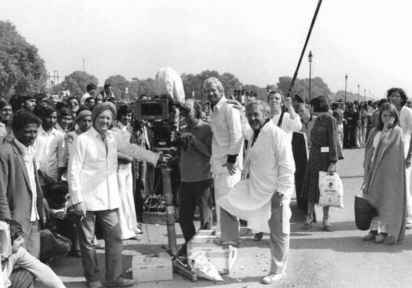 Crew shot… of <em>Gandhi</em> during production