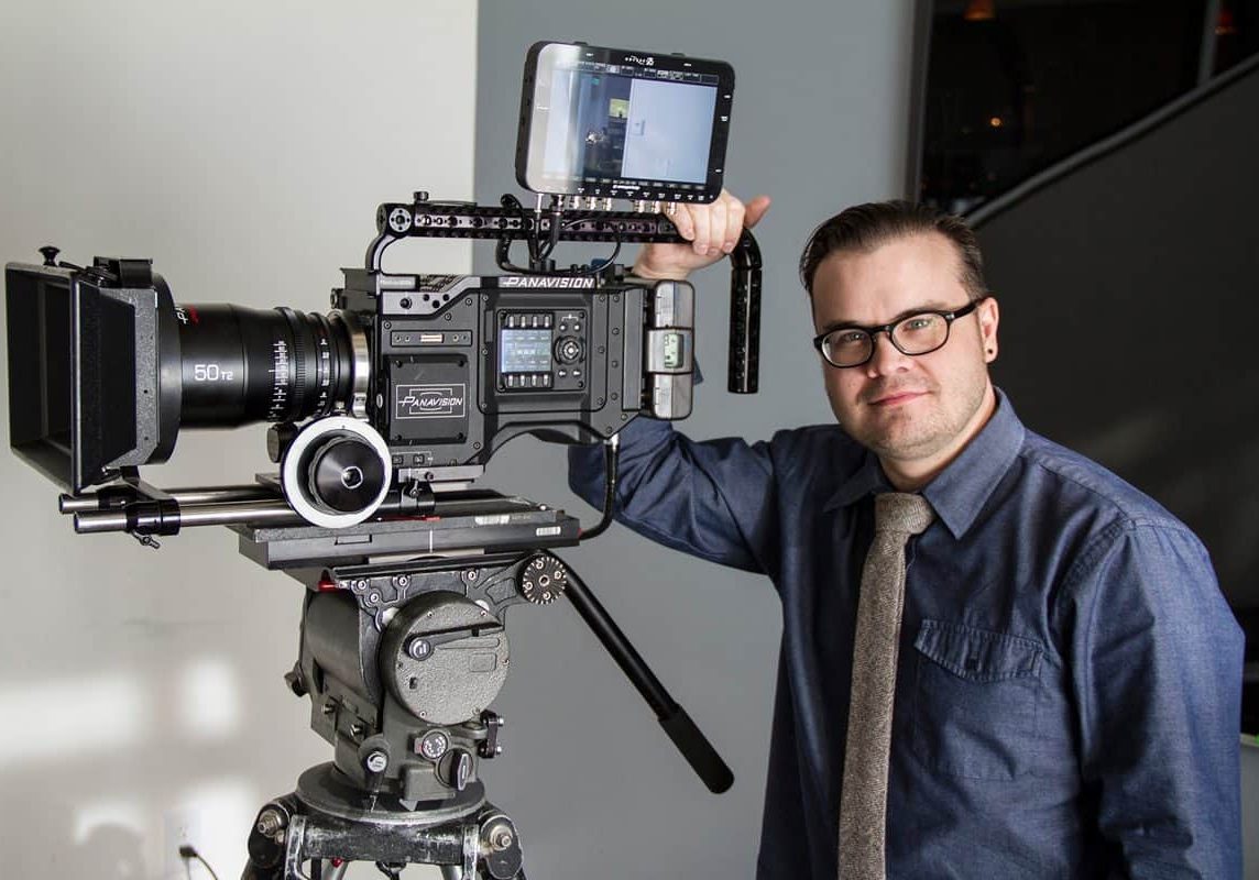 Michael Cioni with the Panavision Millennium DXL Camera