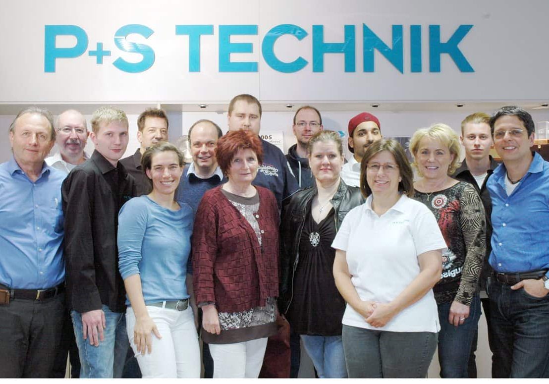 P+S Technik team in 2015